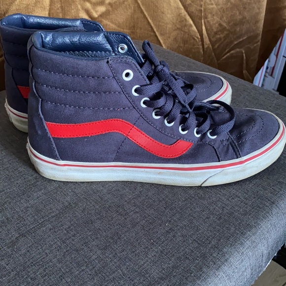 Pre-loved men’s vans high tops size 8 1/2 - Picture 5 of 7